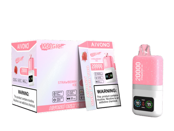 Vaper Aivono 20.000 puffs - Fresa Helada
