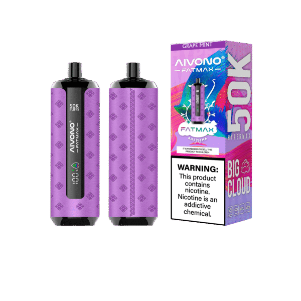 Vaper Aivono 50.000 puffs - Grape Mint