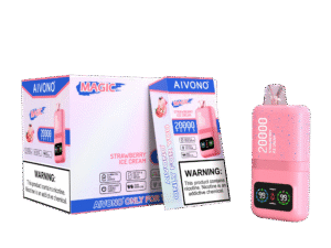 Vaper Aivono 20.000 puffs - Strawberry Ice Cream