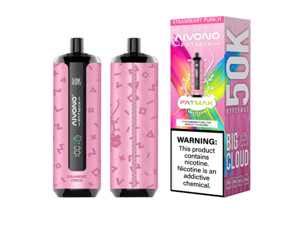 Vaper Aivono 50.000 puffs - Strawberry Punch