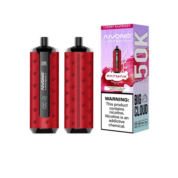Vaper Aivono 50.000 puffs - Cherry Raspberry