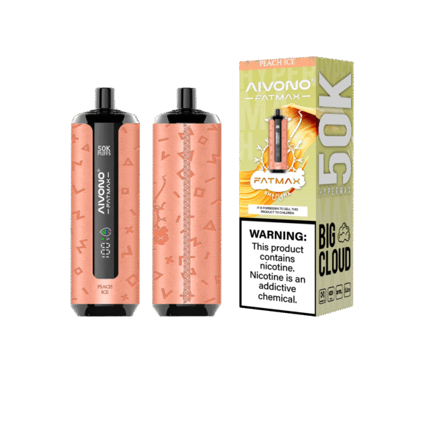 Vaper Aivono 50.000 puffs - Peach Ice